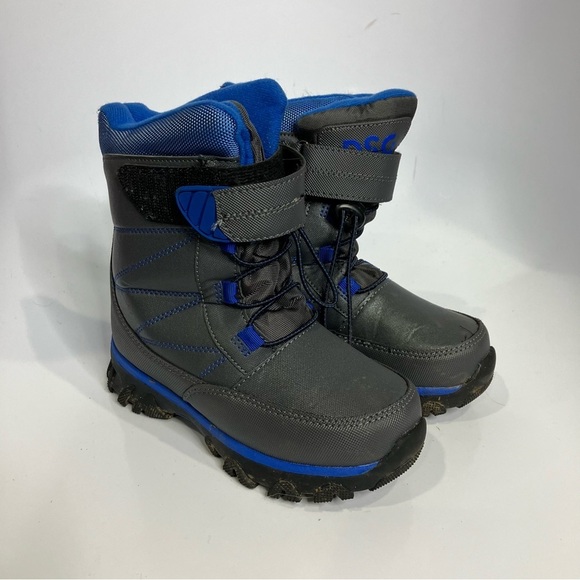 DSG insulated boots boys menace boots blue & gray size 13 - Picture 1 of 7